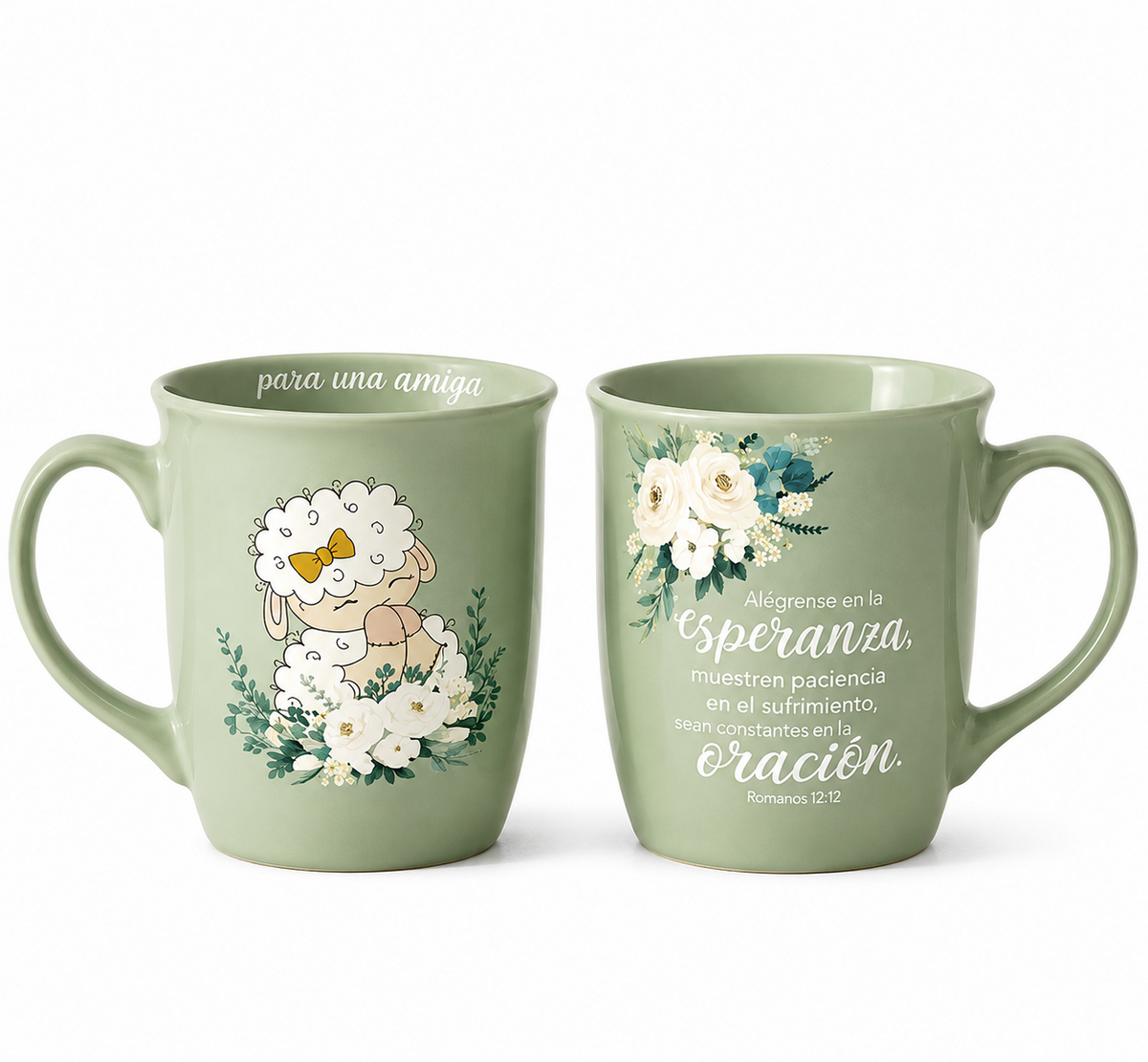 Taza en Cristo Confío | Cerámica 14 oz