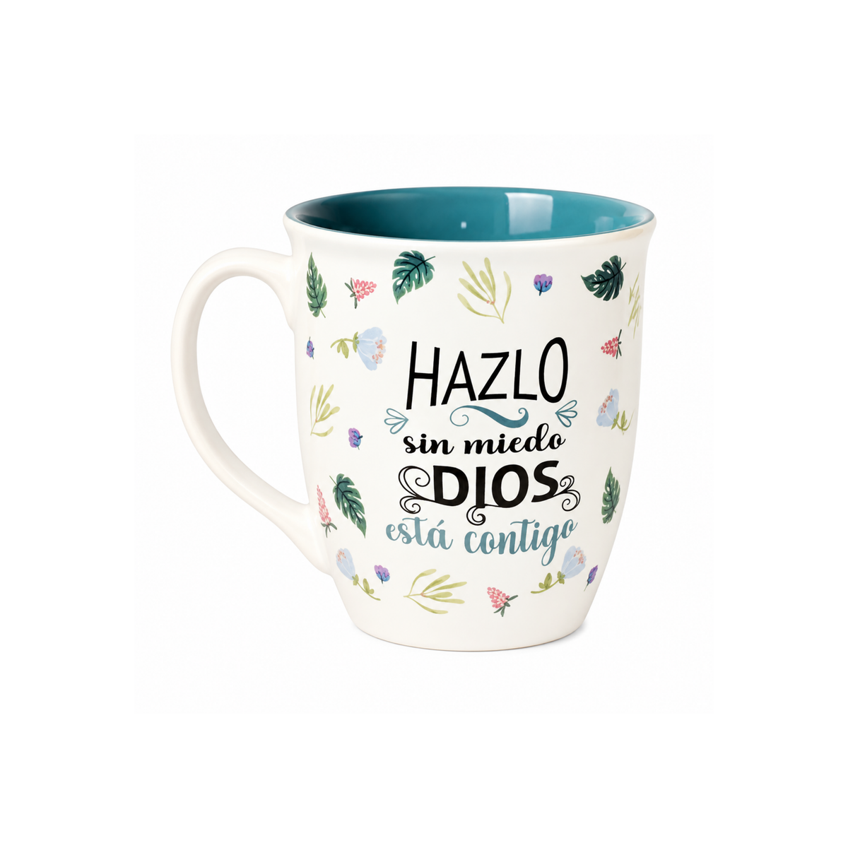 Taza Esforzada y Valiente | Cerámica Premium 14 oz