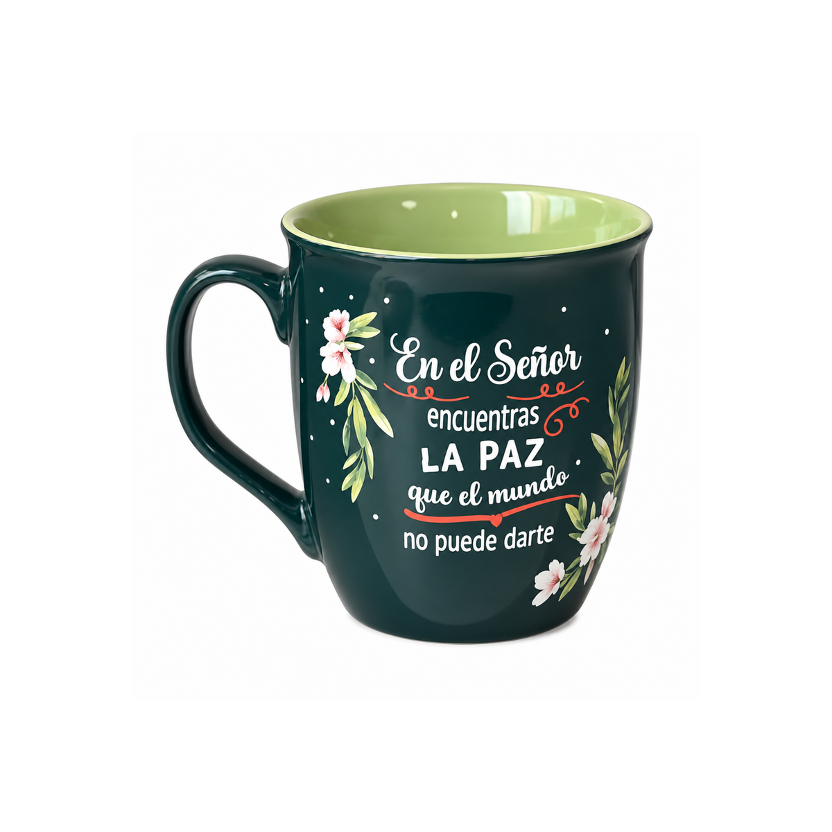 Taza Esforzada y Valiente | Cerámica Premium 14 oz