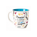 Taza Esforzada y Valiente | Cerámica Premium 14 oz