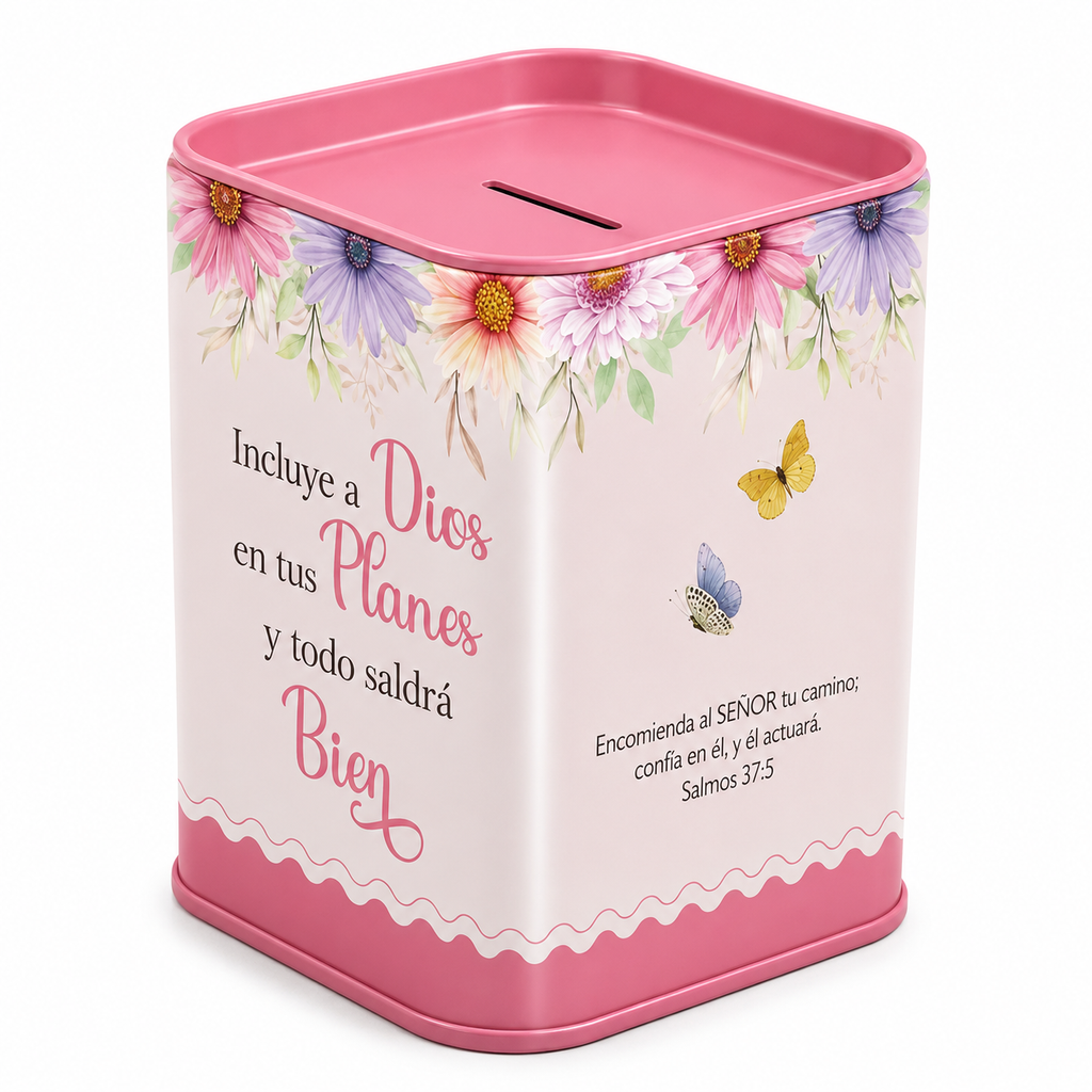 Alcancía Metálica Regalos Inspiración